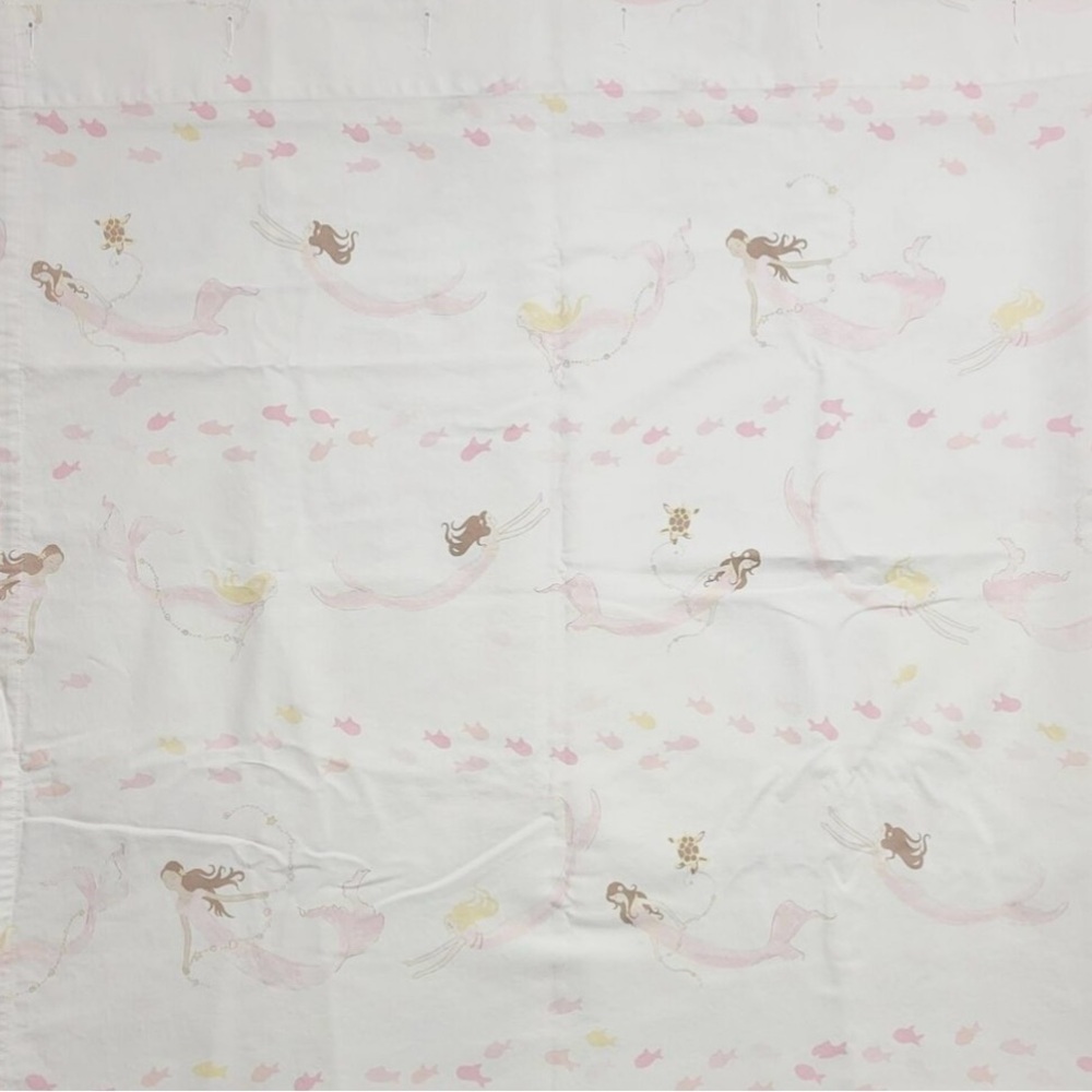 Pottery Barn Kids Pink Mermaid Shower Curtain